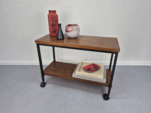 Chariot vintage/meuble audio/barre/meuble TV/table végétale