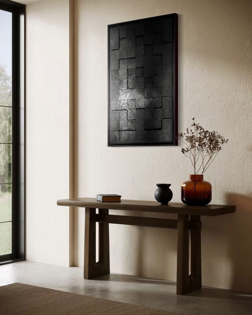 Dark Matter - Straw Marquetry