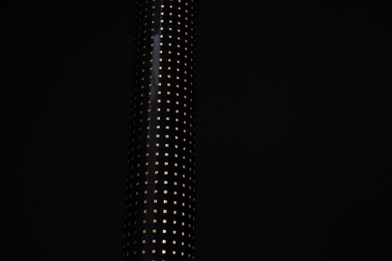 Image 1 of "Chicago Tribune" floor lamp by Matteo Thun for Bieffeplast, Italy, 1985.