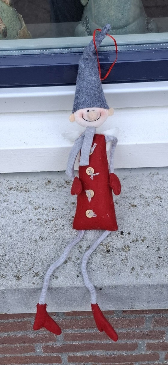 Muñeco elfo de Navidad decorativo hecho a mano.🎄 – Objetos decorativos, Algodón (photo 10 of 11)