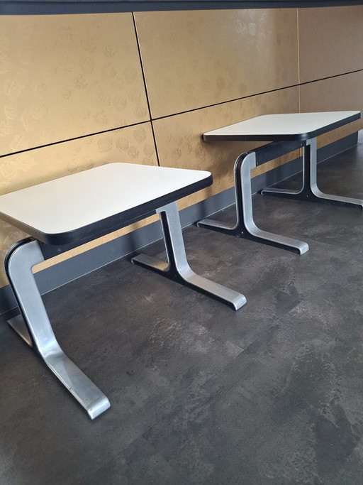 Pair (2 pcs) Knoll International side tables - Don Albinson