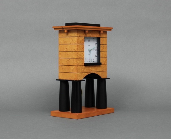 Image 1 of ALESSI MANTEL CLOCK TISCHUHR BY MICHAEL GRAVES MEMPHIS POSTMODERNE