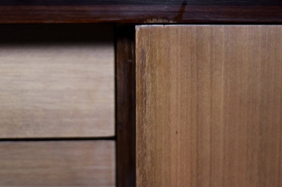 Image 1 of Vintage Mid-Century Danish Modern Wood Sideboard with Drawers, 1970s