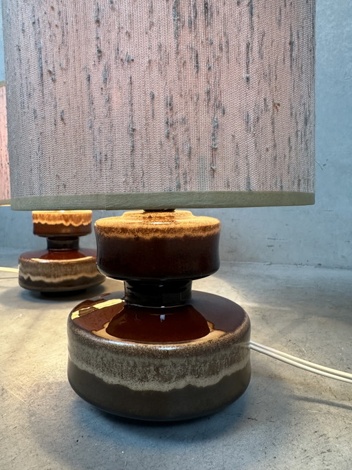 Vintage table lamp - ceramic