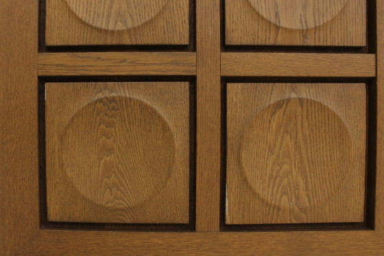 Vintage Brutalist Sideboard 1970s Gerhard Bartels – Wood (photo 4 of 10)