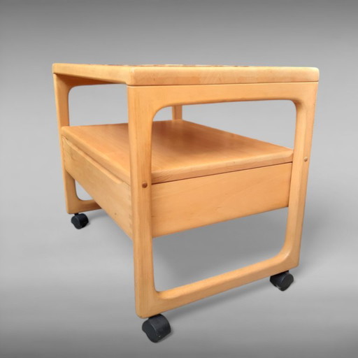 Dänischer Design-Beistelltisch/Wagen BR Gelsted Danmark