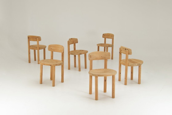 Image 1 of Juego de 6 sillas de comedor de pino - Rainer Daumiller