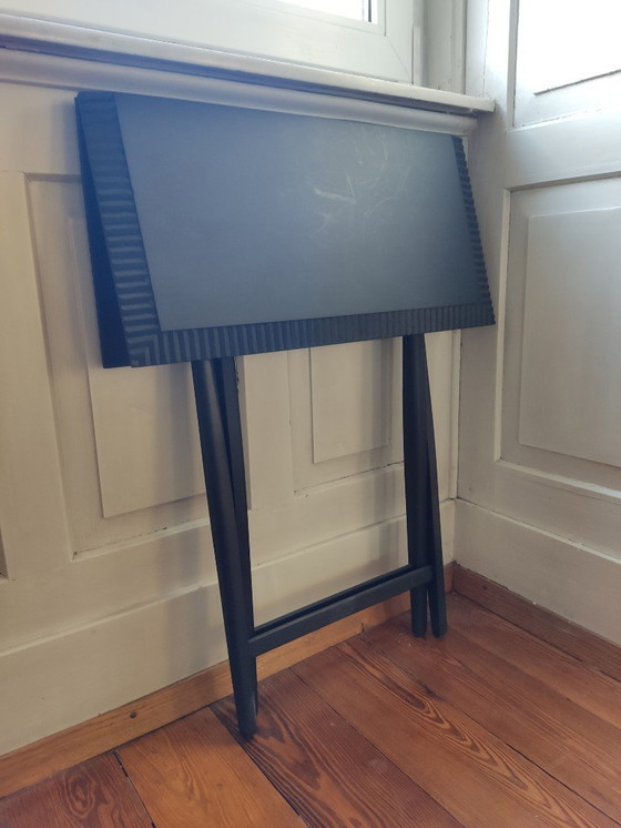 Image 1 of 1x Zanat Piano Table pliante angulaire | Erable noir, Ludovica & Roberto Palomba