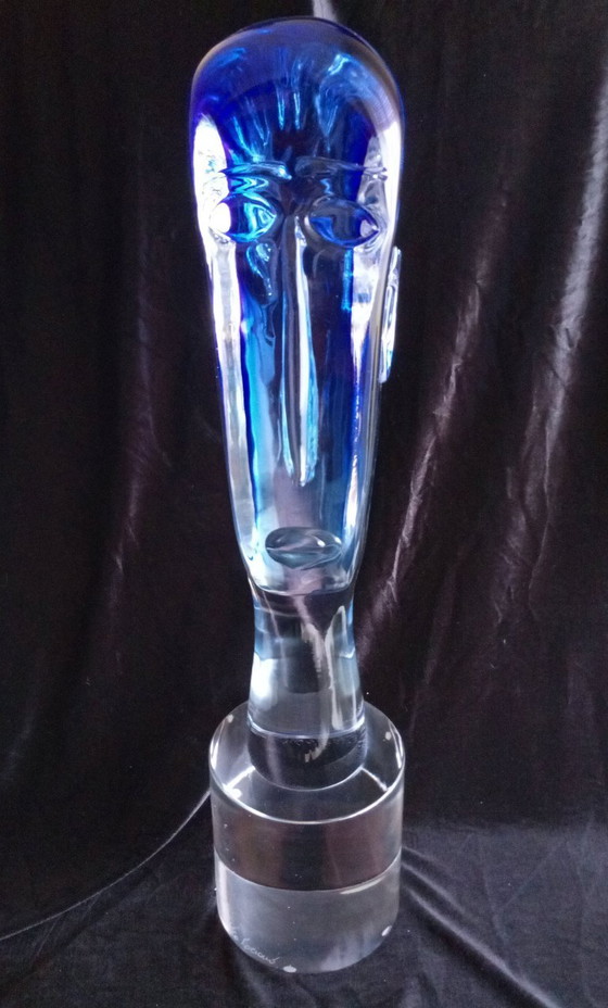 Image 1 of Murano glazen sculpturen brengen een eerbetoon aan Modigliani.