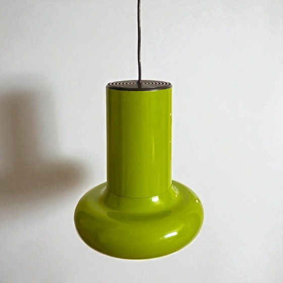 Image 1 of Vintage LITA 6062 hanglamp – Appelgroen – Ruimtevaarttijdperk Frankrijk jaren 70