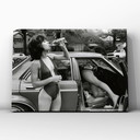 1x Jane Birkin, scène d'été du milieu du siècle, années 1970