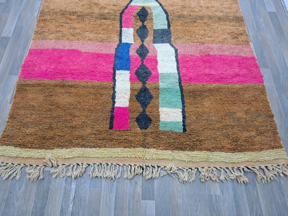 Traditioneller handgefertigter marokkanischer Teppich 2.5x1.5 m – Teppiche & Läufer, Wool (photo 7 of 11)