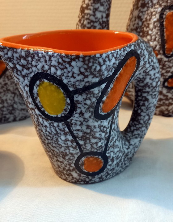 Image 1 of Kaffeeservice Le Vaucour Vallauris aus den 50er und 60er Jahren