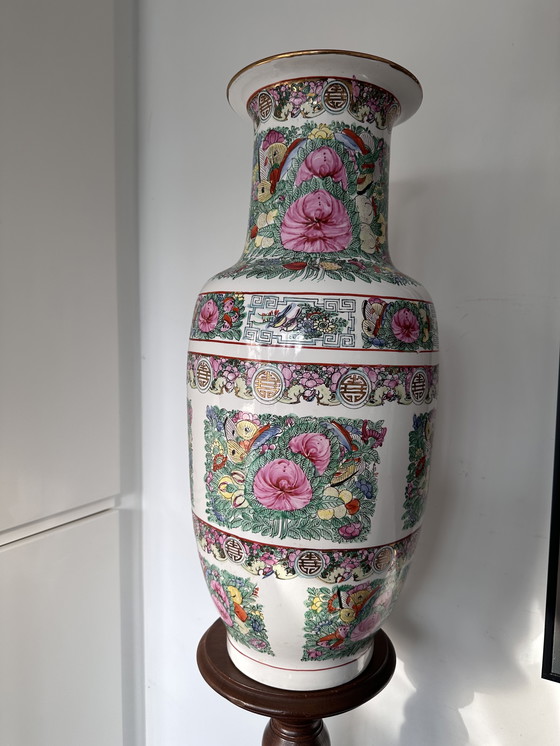 Image 1 of Grote Chinese porseleinen vloervaas