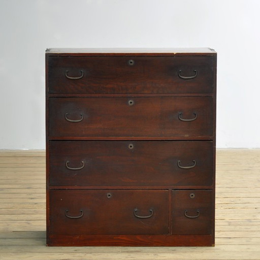Cómoda japonesa Tansu, circa 1890. – ladekasten, Iron, Wood (photo 2 of 11)