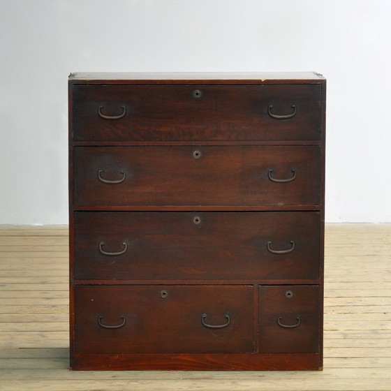 Japanische Tansu-Kommode, um 1890 – Kommoden, Iron, Wood (photo 2 of 11)