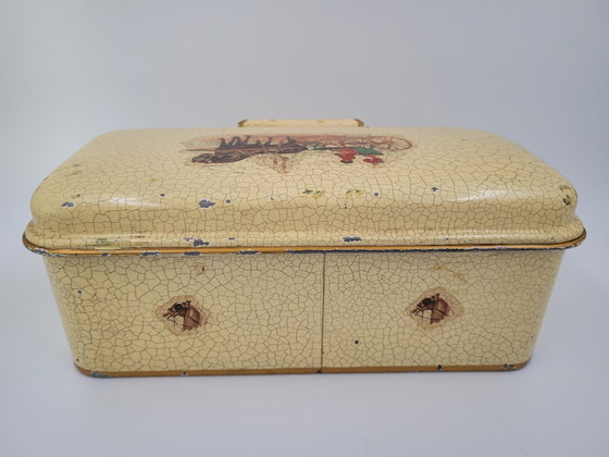 Image 1 of Brocante-Brotkasten, englischer Stil.