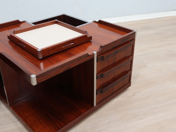 Image 1 of 1970s FIARM modular bar cube coffee table