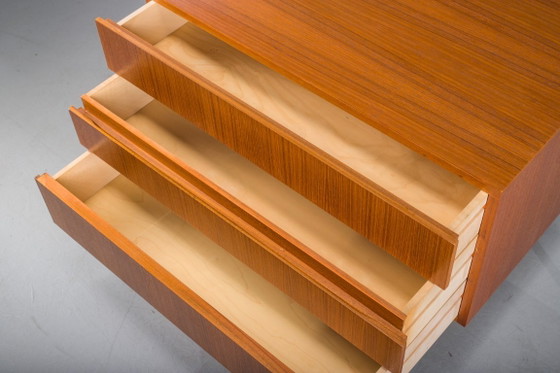 Image 1 of Teakholzschrank von Dieter Waeckerlin für Behr Möbel, Deutschland, 1960er Jahre