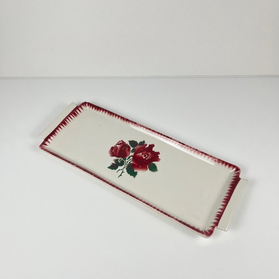 Image 1 of Piatto per torta Sarreguemines e Digoin, "Moka-Prima", 1920/1950