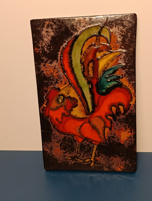 Ruscha Ceramic tile 70s 3,5kg 23cmX36cm hun
