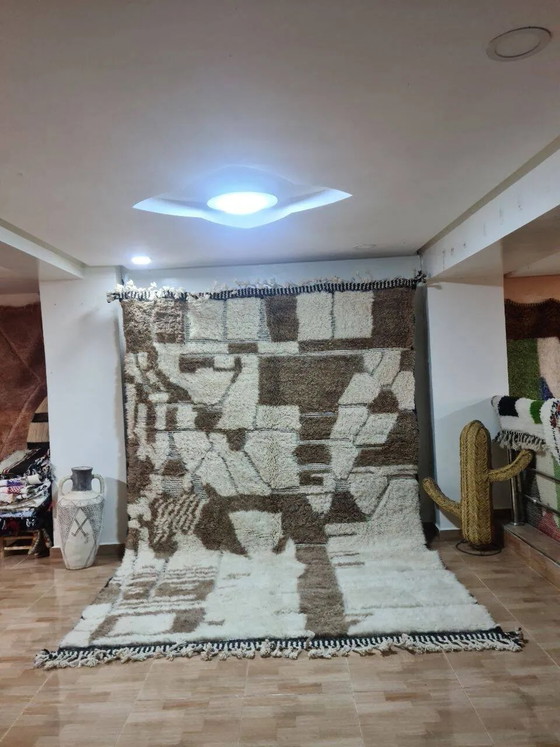 Handmade Beni Ouarain rug 300x200 cm – Rugs & carpets, Wool, Cotton (photo 2 of 3)