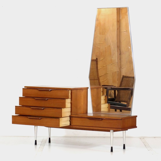 Image 1 of Vintage mid - Century dressing table in teak, 1960s