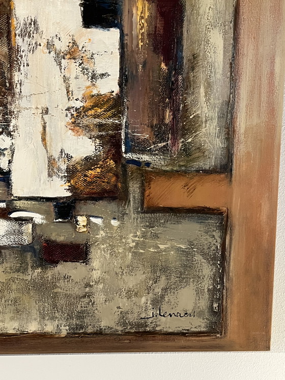 Image 1 of Jef Lenaers abstraktes Gemälde 'whatever'