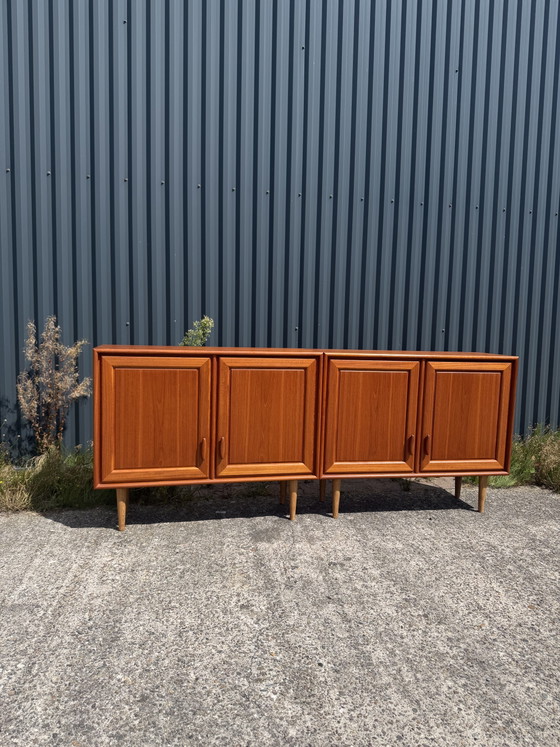 Vintage Teak Sideboard Dresser 2-Piece – Wood (photo 7 of 20)