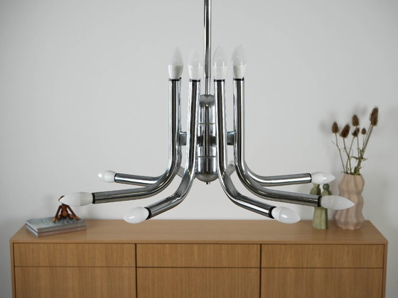 Image 1 of Lampada a sospensione, design italiano, anni '70, prodotta in Italia