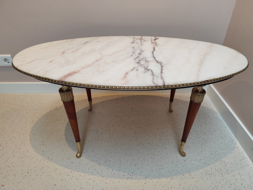 Table basse vintage, antique, rétro, style Empire français