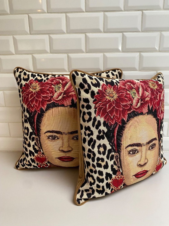 Image 1 of Ensemble de 2 coussins Frida Kahlo