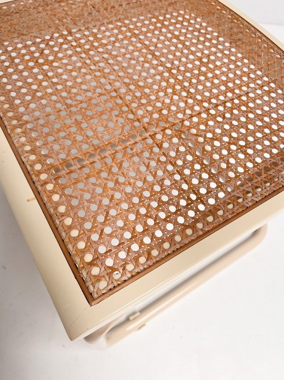Image 1 of Ensemble de 4 chaises en sangle dans le style de Marcel Breuer, années 1980