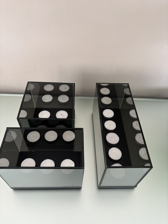 Image 1 of Dies ist ein Infinity Light Cube Wachsinelichthouders