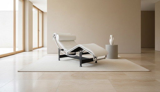 Chaise longue vintage Bauhaus milieu du siècle