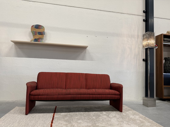 Image 1 of Leolux Evidence Catalpa 3-seater sofa black red