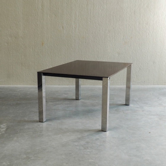 Eettafel van Giovanni Offredi voor Saporiti – Wood, Chrome (photo 10 of 21)