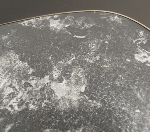 plectrum shaped 1960s formica coffee table