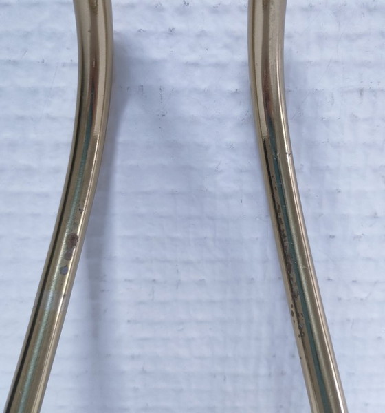 Image 1 of karaf flessenhouder verguld staal