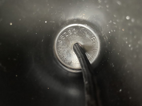 Image 1 of Zeldzame vintage hanglamp ontwerp Jacob E. Bang - oranje/rood