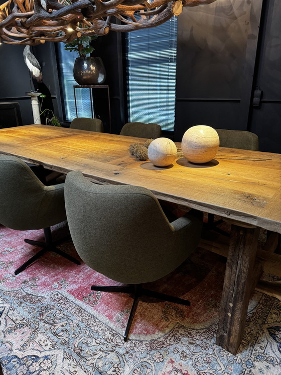 Image 1 of 6x Eetkamerstoel | PMP model Fred | Draaibaar