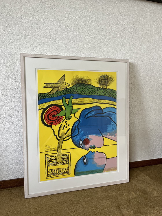 Image 1 of Litografia grafica di Corneille