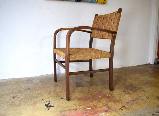 Image 1 of 1920 Bauhaus Erich Diekmann Sedia Poltrona Sedia Vintage Antiquariato