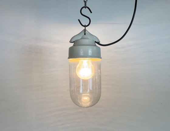 Image 1 of Vintage witte porseleinen hanglamp, jaren 70