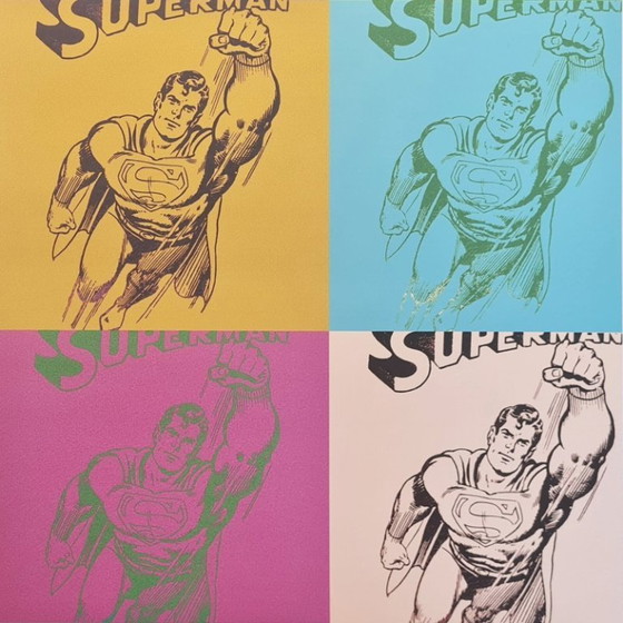 Image 1 of D'après Andy Warhol, Superman, années 1980, lithographie