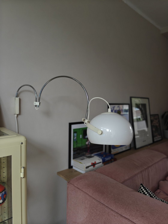 Image 1 of Vintage wandlamp dubbele boog