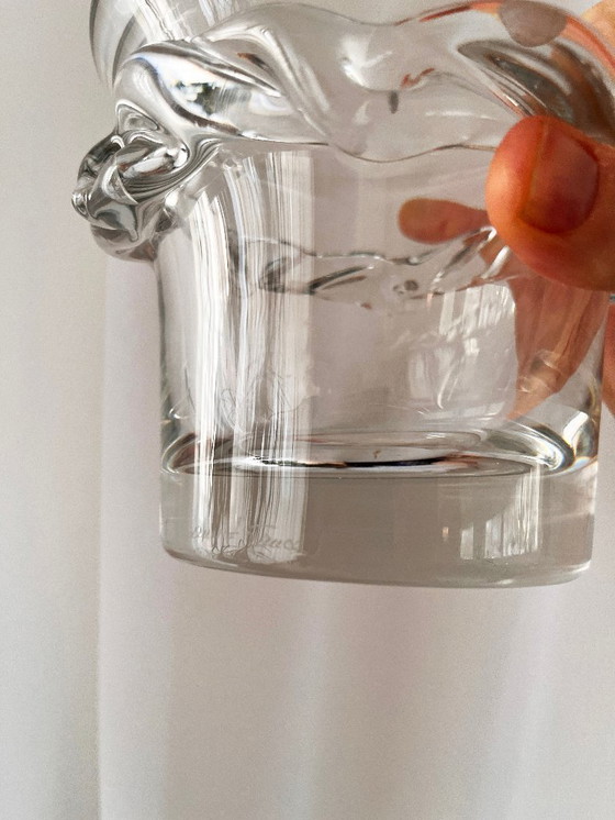 Image 1 of Daum Sorcy crystal vase or ice bucket