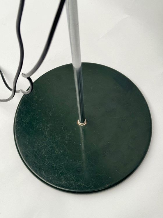 Image 1 of Lampada da terra vintage Gepo a doppio arco verde, stile moderno di metà secolo con design a bulbo oculare.