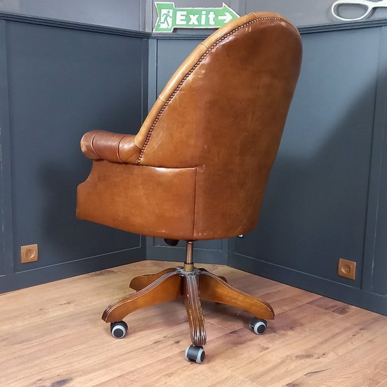 Image 1 of Vintage Chesterfield Office Chair