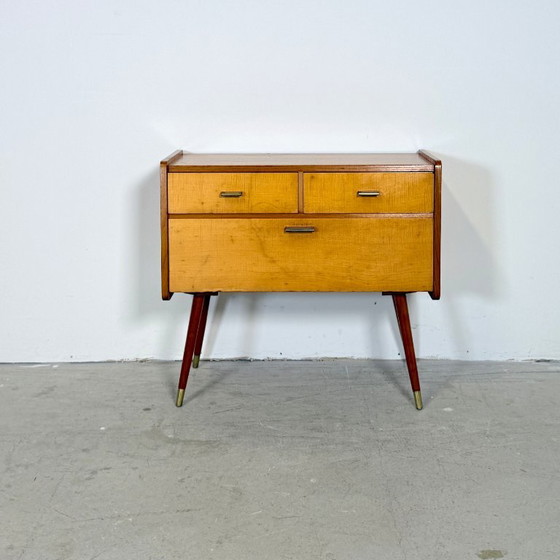 Meuble Téléphone / Meuble d'entrée Mid-Century Modern – Commodes, Bois (photo 2 of 8)